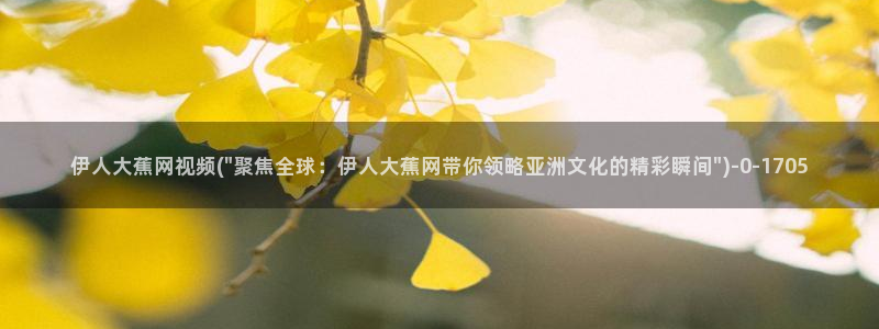 伊人超碰激情网视频